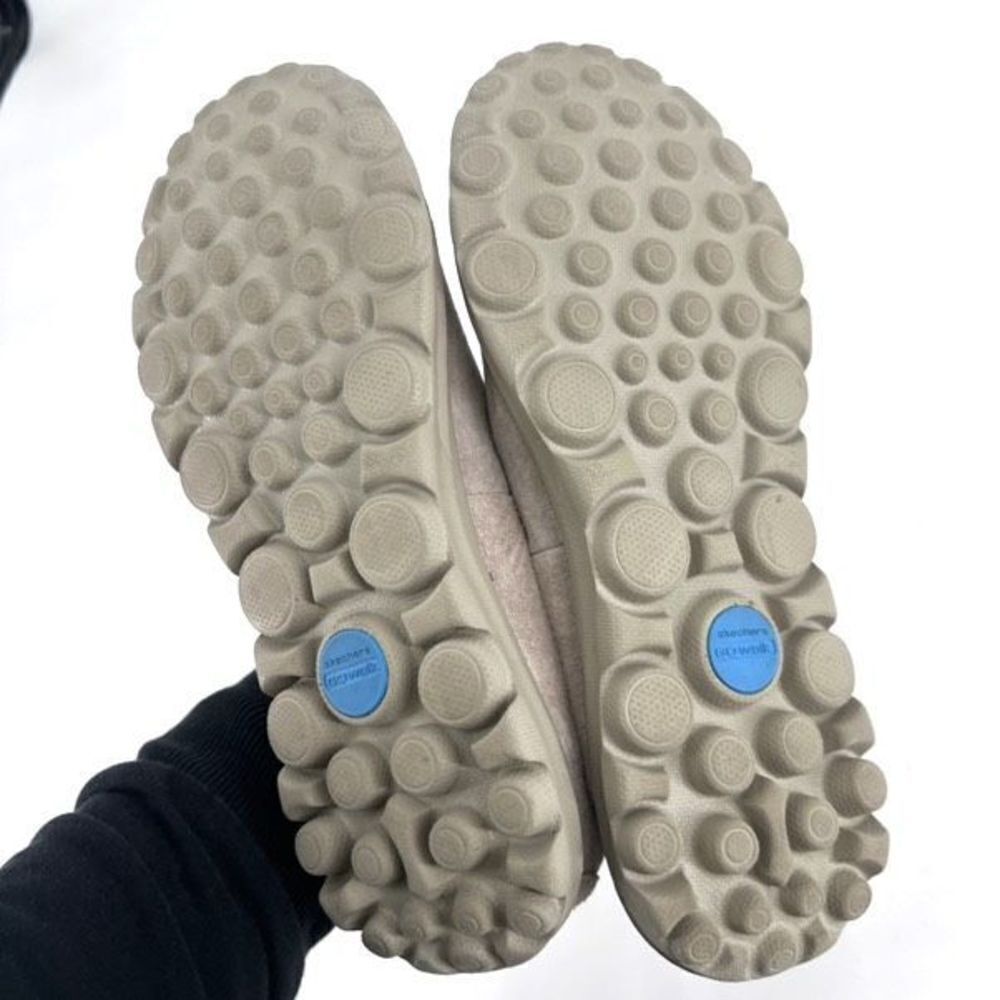 Skechers Women's Go Walk Suede Leather Slip-On Comfort Sneaker Shoes Gray Sz 6.5 - Picture 9 of 12